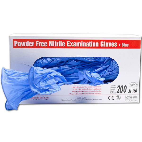 DE-Handschuhe Nitril blau
